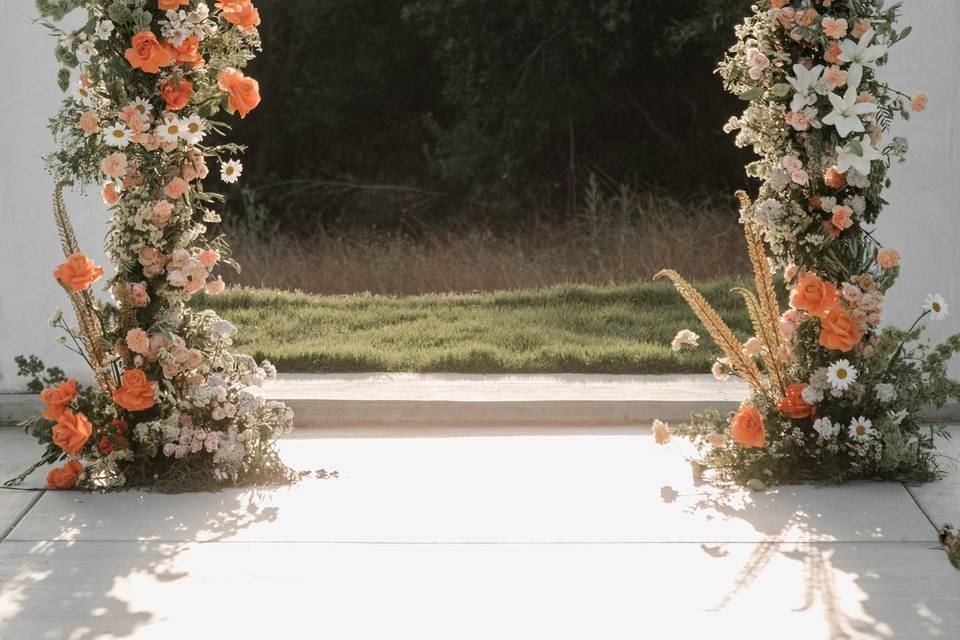 Ceremony deconstructed arch