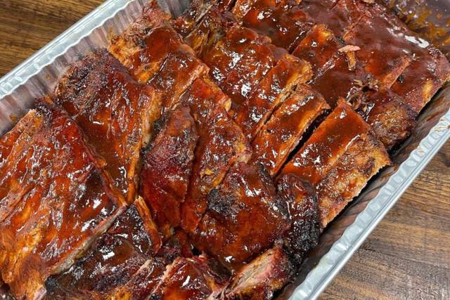 Sweet and smoky wings