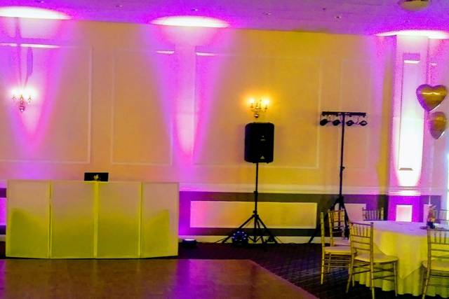 Pink lighting
