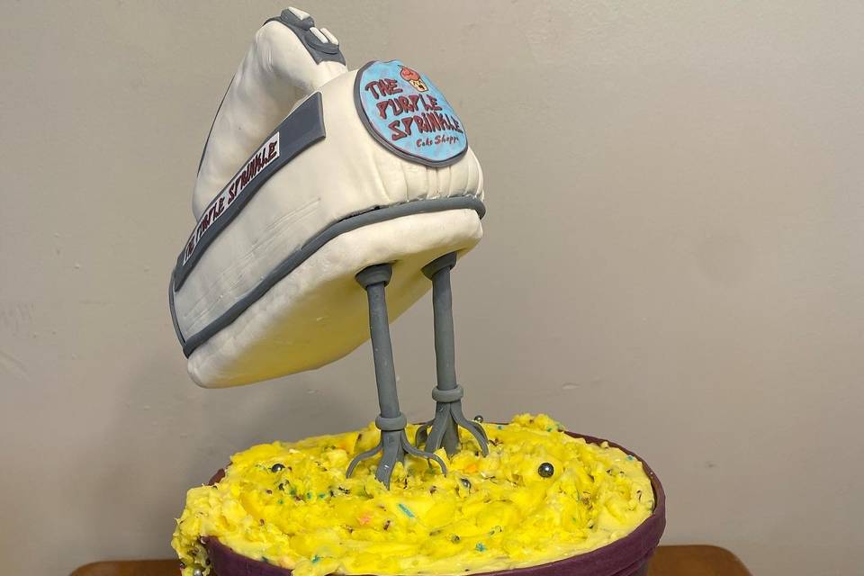 Anti Gravity Mixer Cake