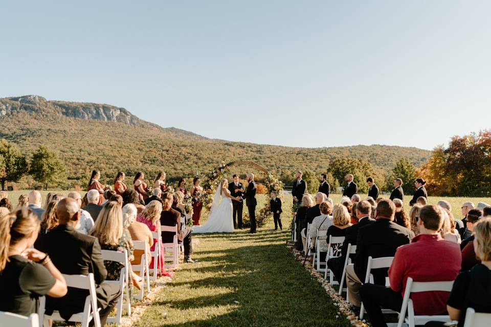 Scenic Wedding Ceremony