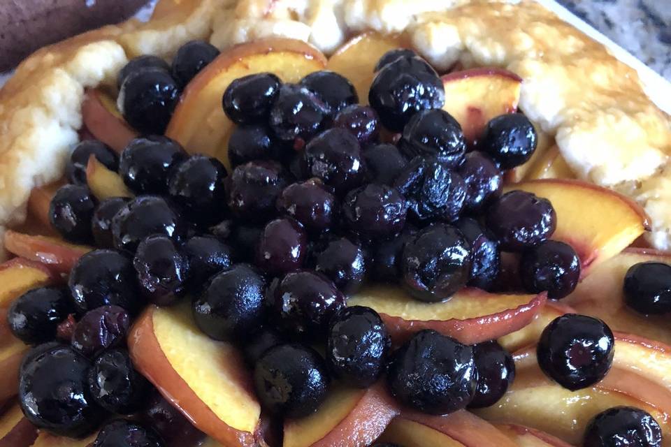 Peach and Berry Gallette