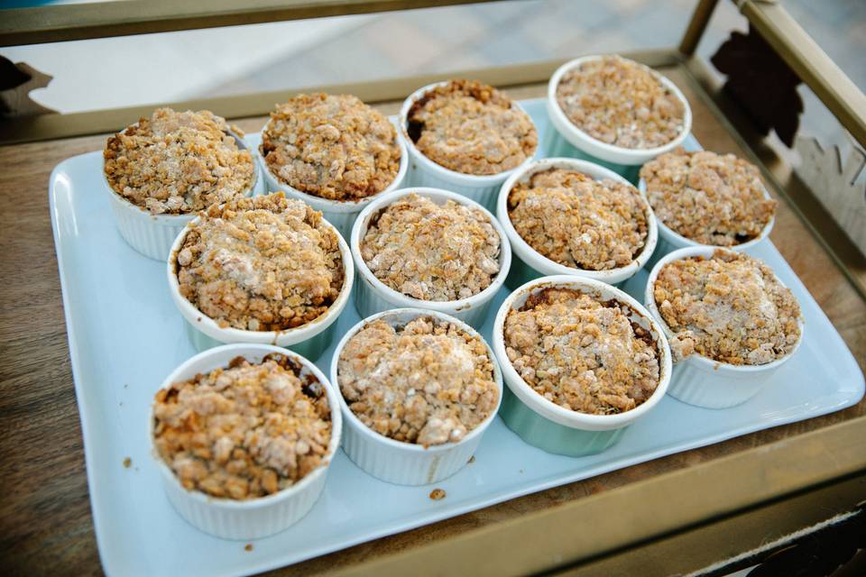 Individual Apple Cobbler