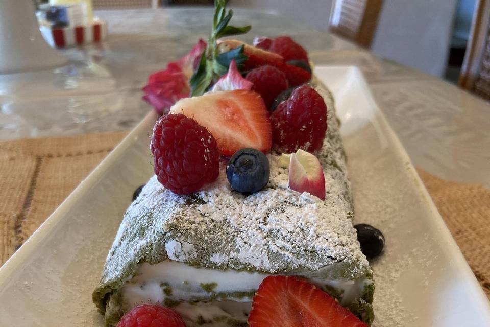 Green Tea Roulade