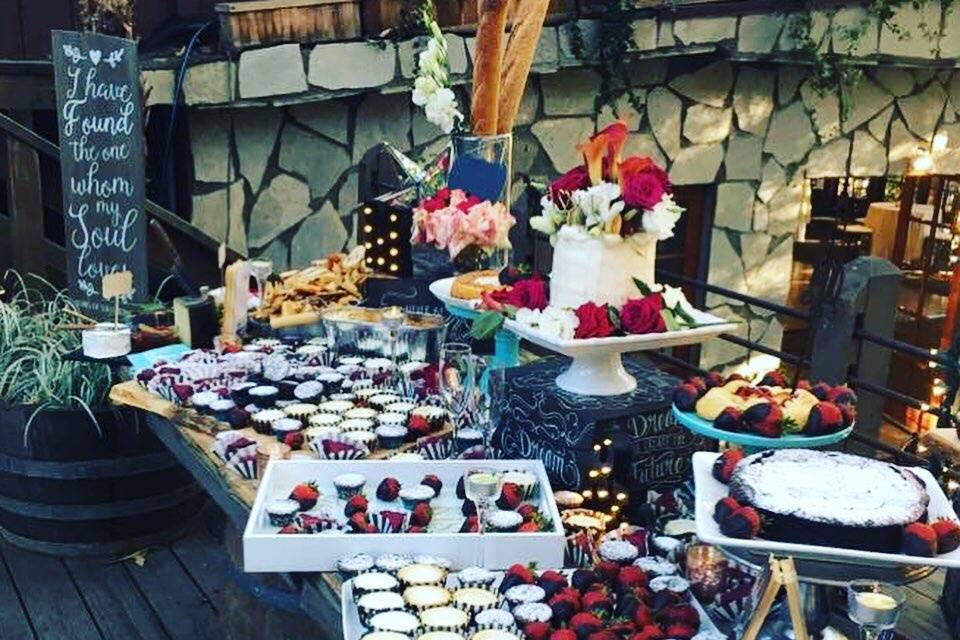 Wedding Dessert Grazing Table