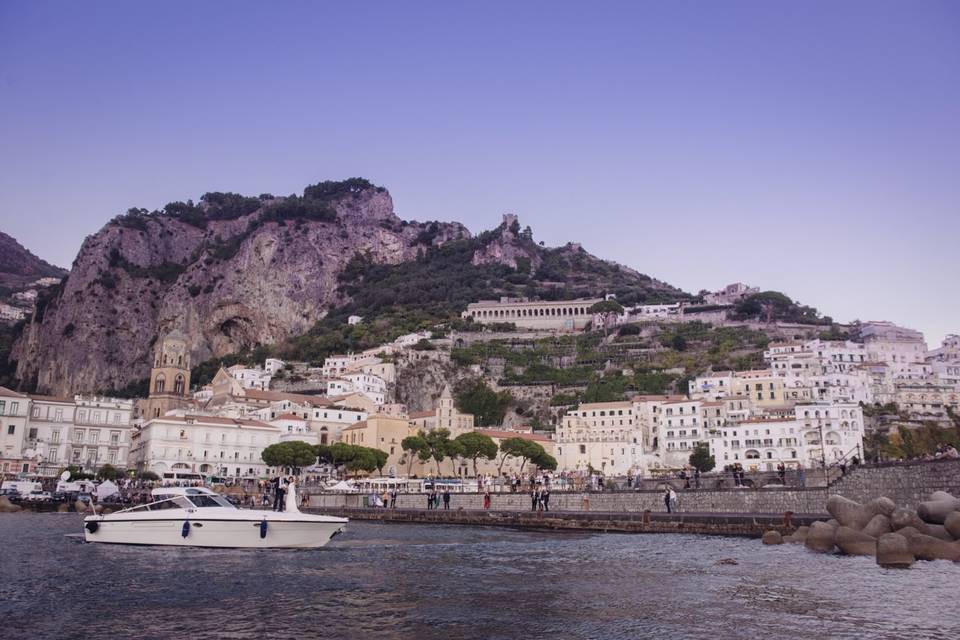 Wedding cruise in Amalfi