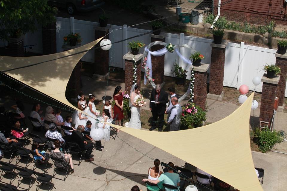 Patio Wedding