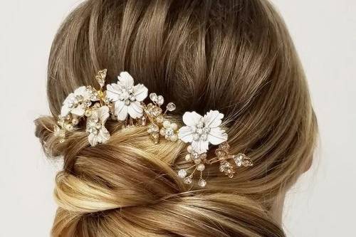 Updo with Accessory