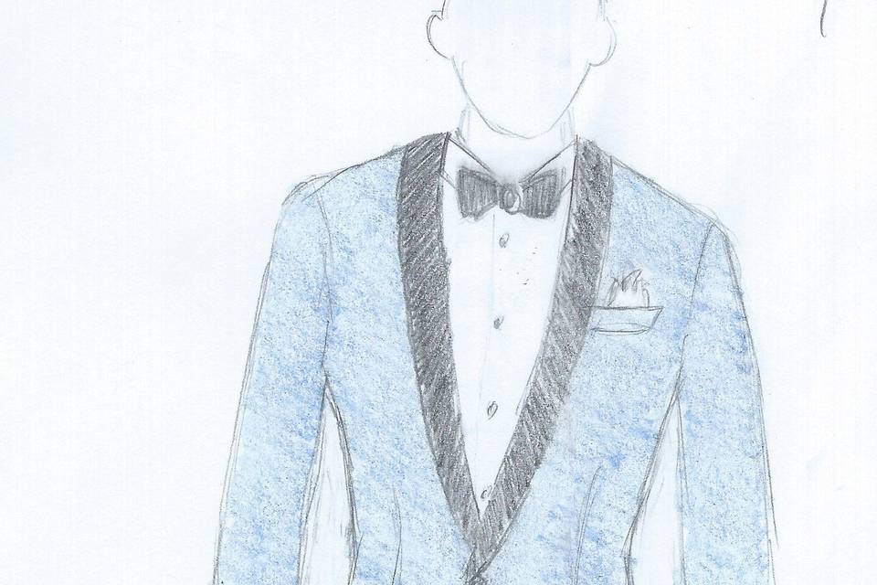 Tux Drawing for Client