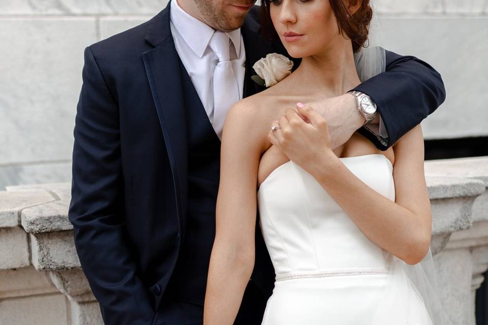 Classic bridal look