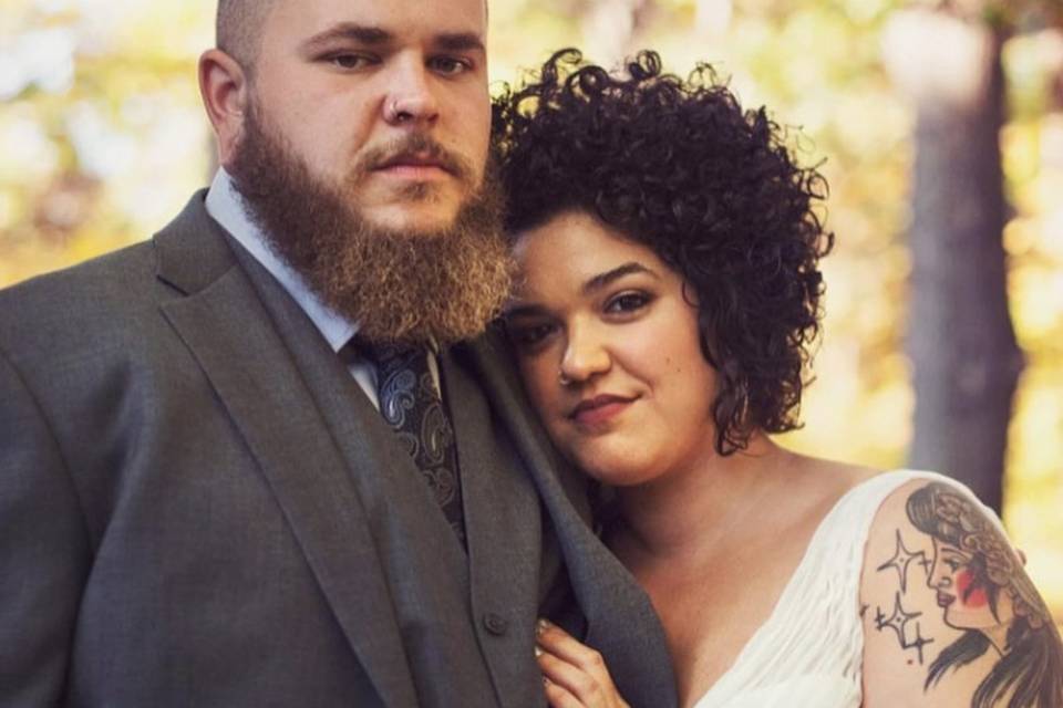 Modern bridal makeup