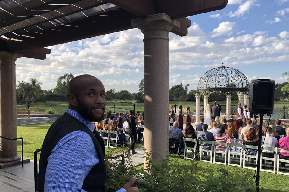 A wedding ceremony