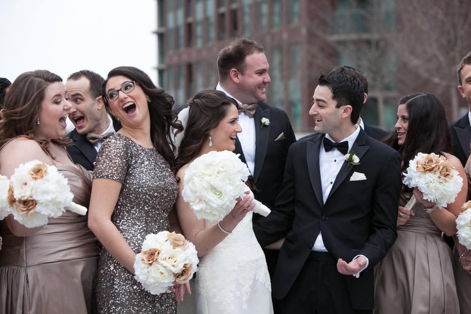 Candid Bridal Party