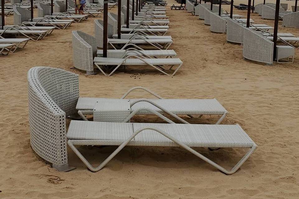 Beach chairs