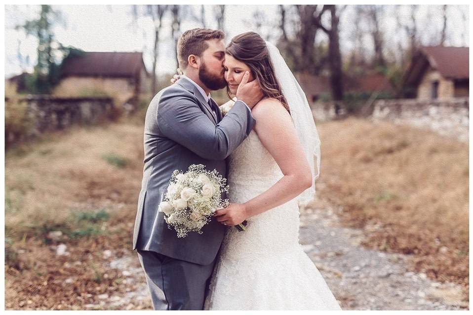 Couple by the pond