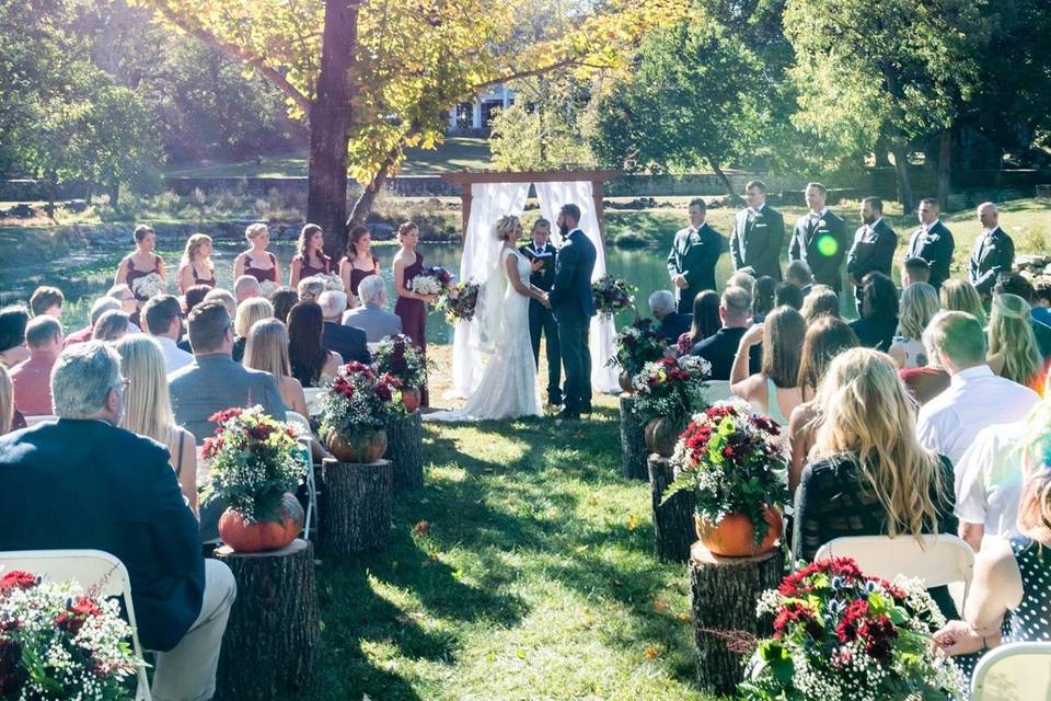 Sparklers to celebrate the newlyweds