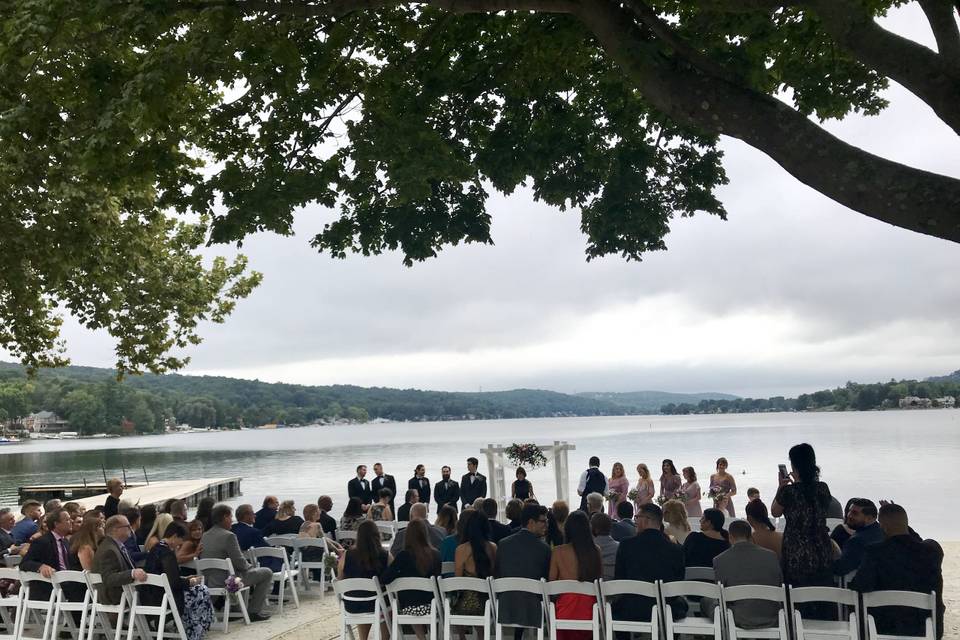 Lake Waterfront Ceremony