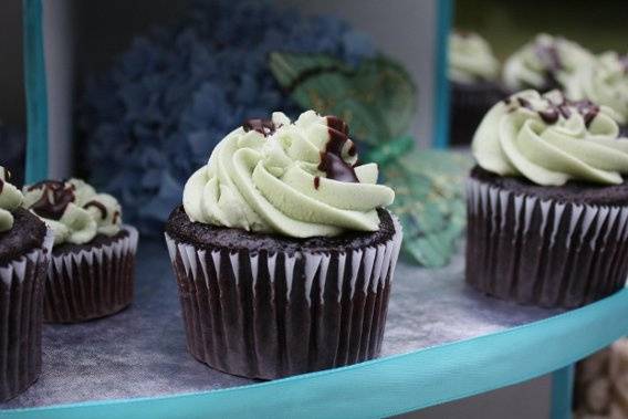 Choc Mint Mini Cupcake