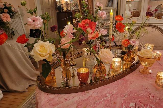 Table Decor at Camrose Hill