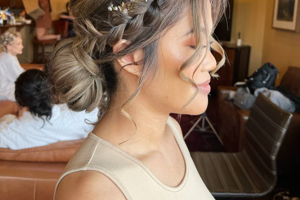Updo for event