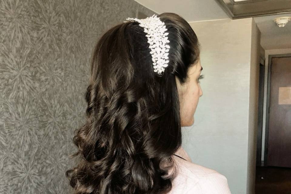 Curls for wedding
