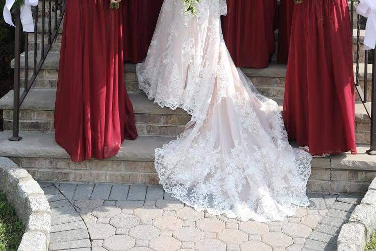 Red gowns