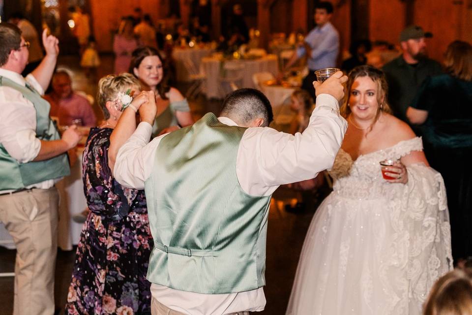 The Kings on the dance floor