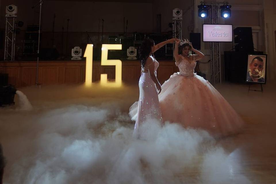 Our led numbers for a quince!