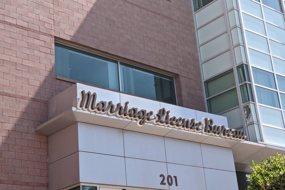 Marriage license