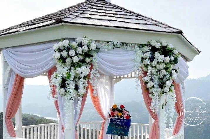 Gazebo decor