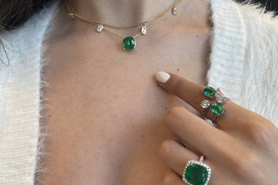 Emerald jewelry