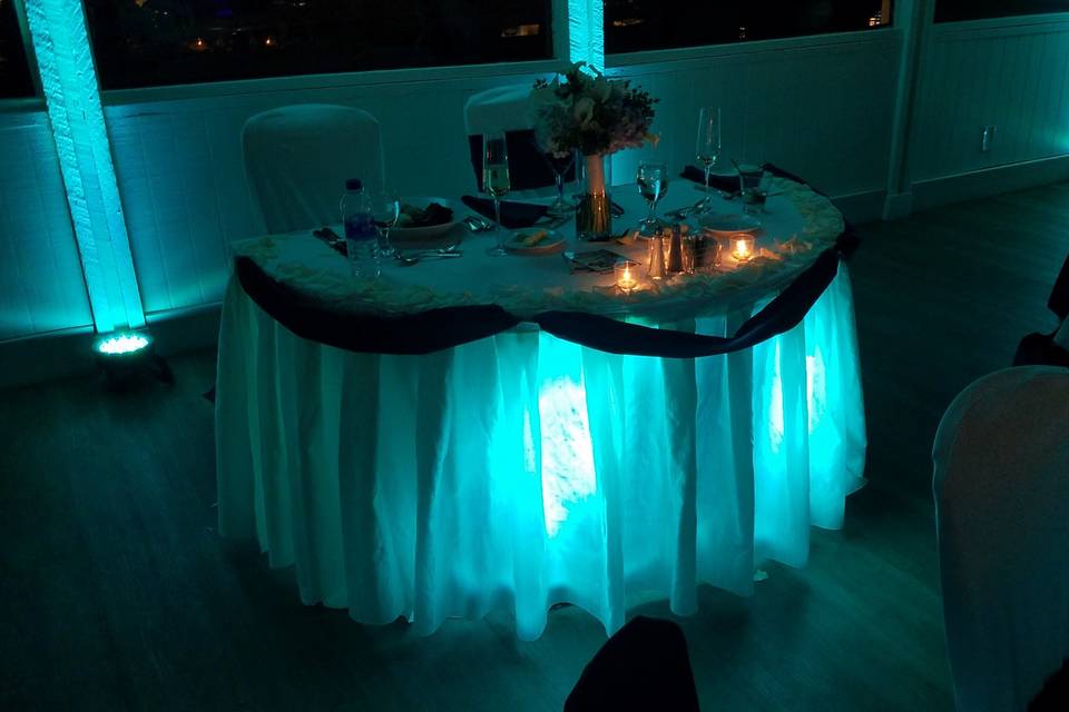 Bride & Groom Table