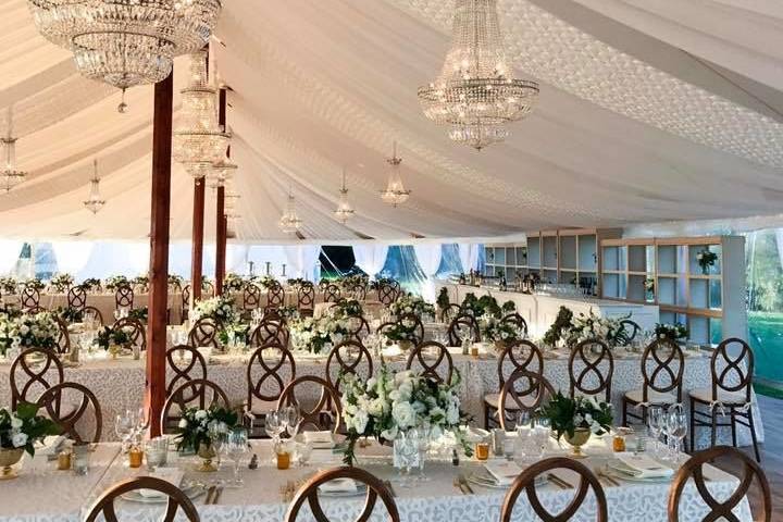 Tented Home Wedding