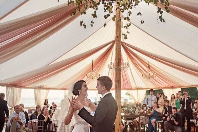 First dance under a Sperry Ten