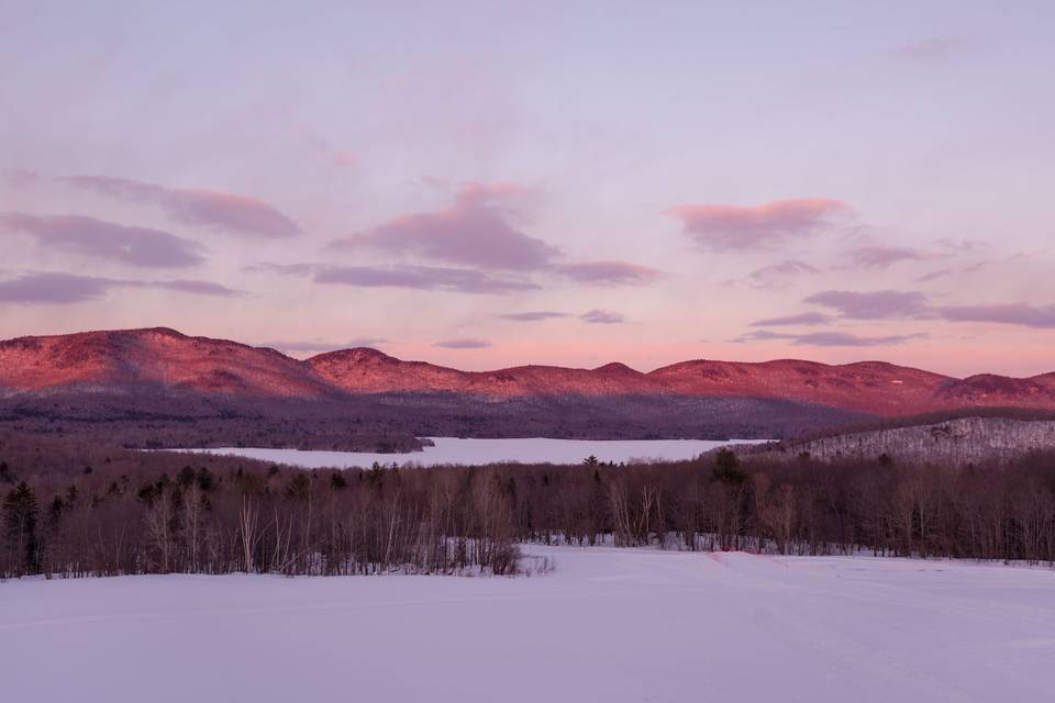 Mountain & Lake Backdrop