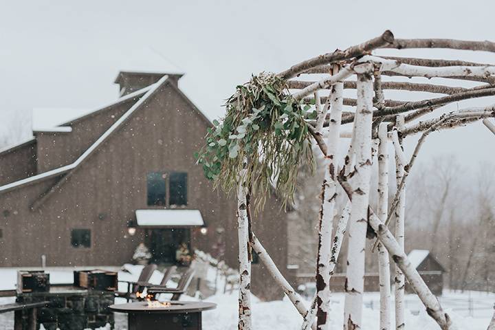 Barn reception / eric brushett