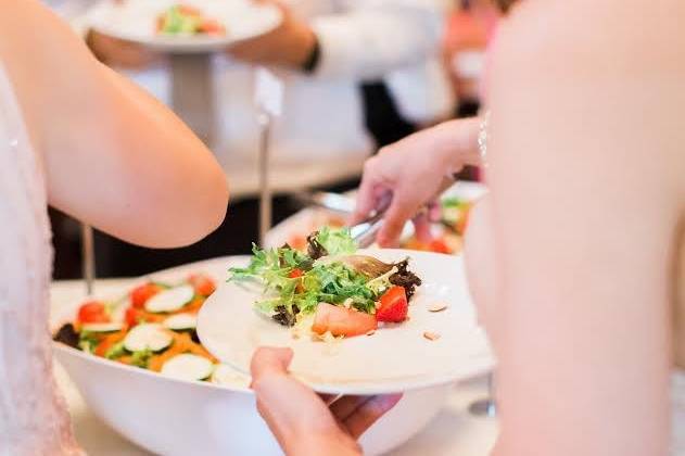 Salad on Buffet Table