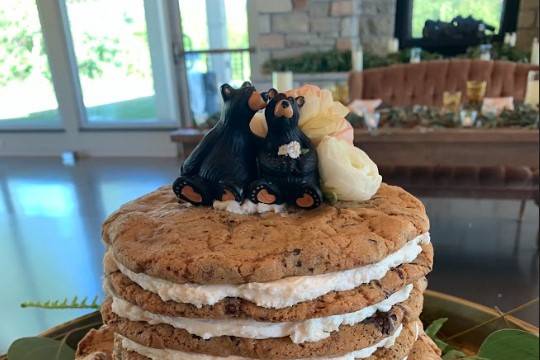 Custom Two-Tier Cookie Cake