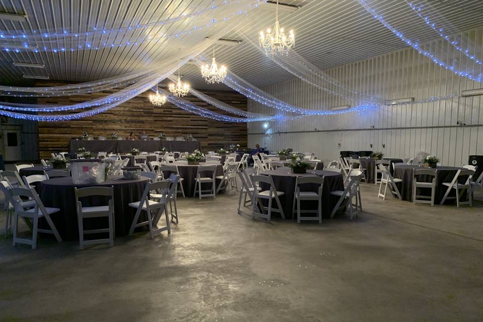 Front shed reception