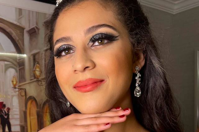Glamorous makeup