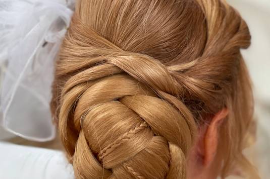 Braided updo