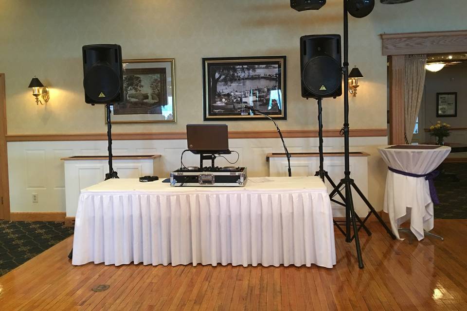 DJ setup