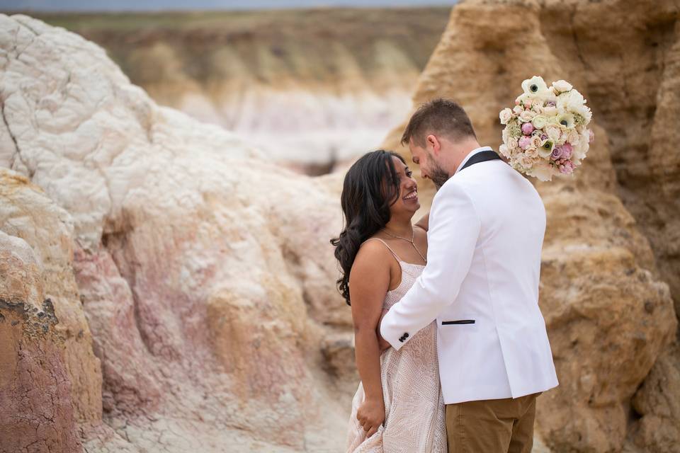 Paint mines wedding