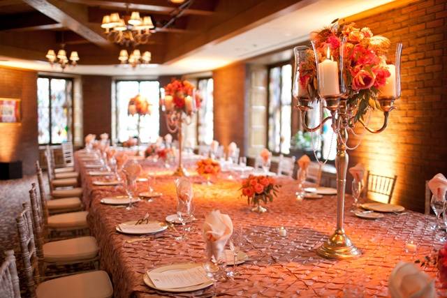 Brown Palace Club Table Set-Up