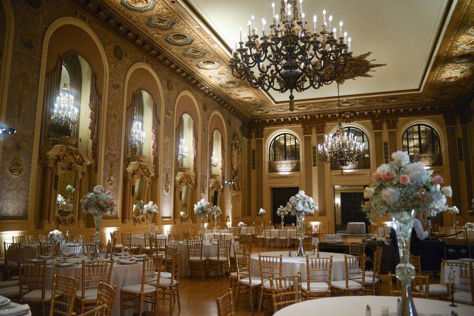 Hotel DuPont Wedding, Gold Ballroom