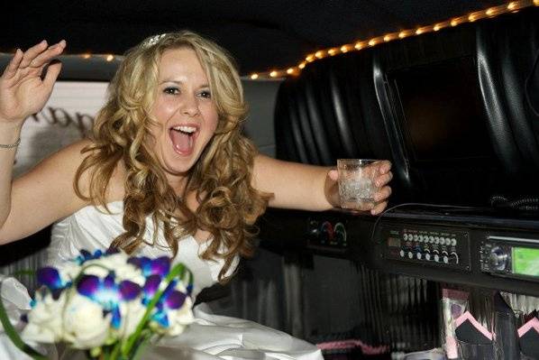 Now That Is One Excited Bride !!