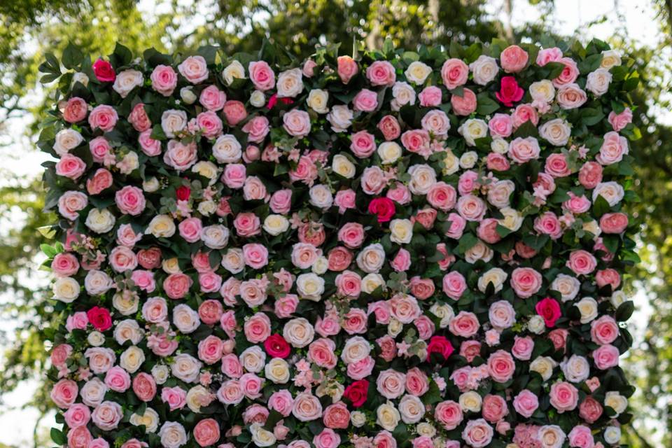 Floral wall