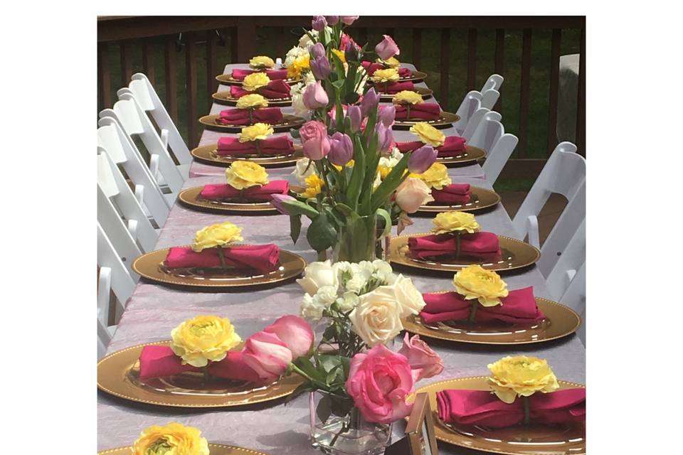 Bridal Shower Table