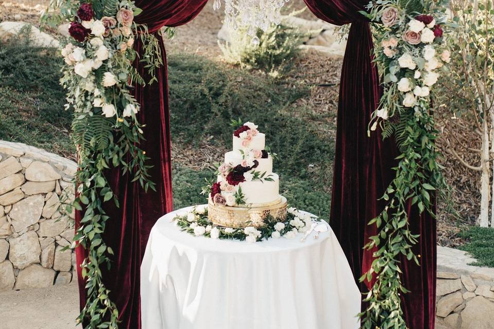 Cake Table Backdrop