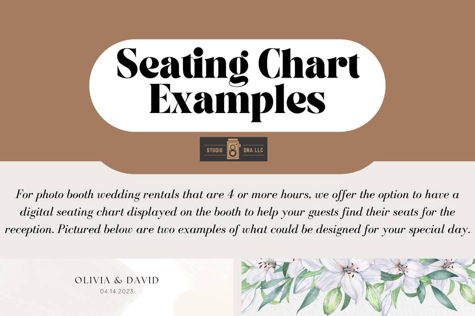 Seating Chart options!